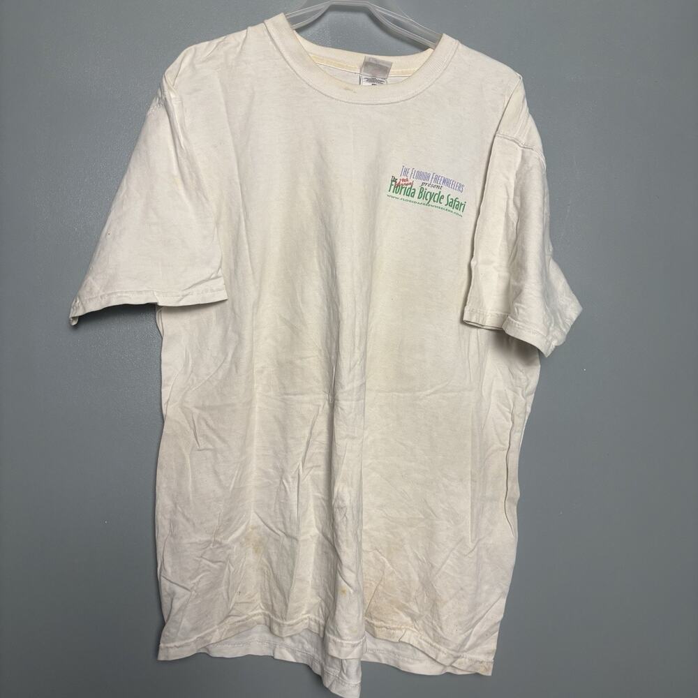 Vintage 1999 Florida Bicycle Safari Shirt Sleeve Shirtlive Oak 19th Annual XL - Picture 6 of 8